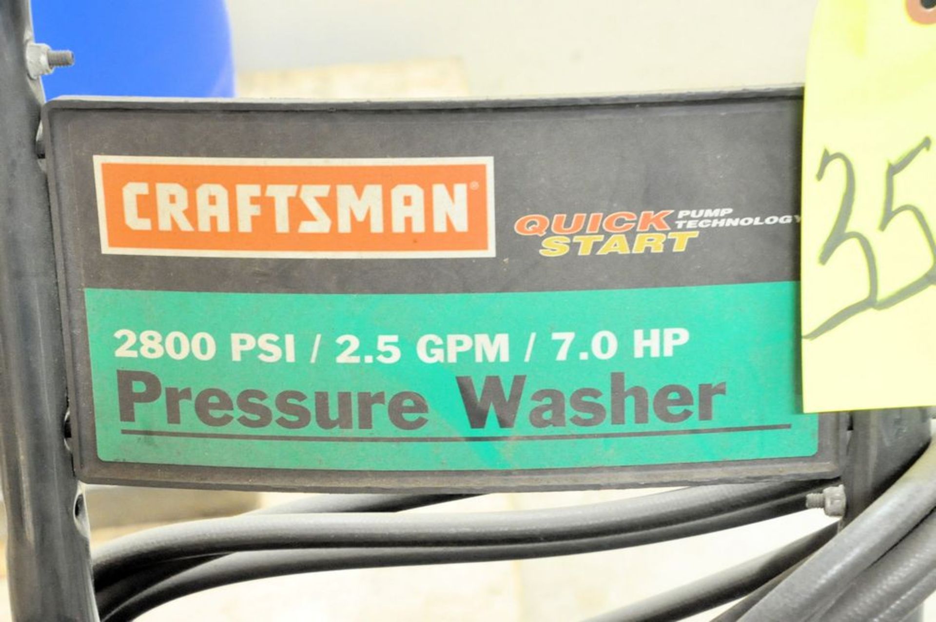 Craftsman 2,800 PSI, 2.5 GPM 7-HP Gas Powered Cold Water Pressure Washer, Portable, (Loading Dock - Image 2 of 3