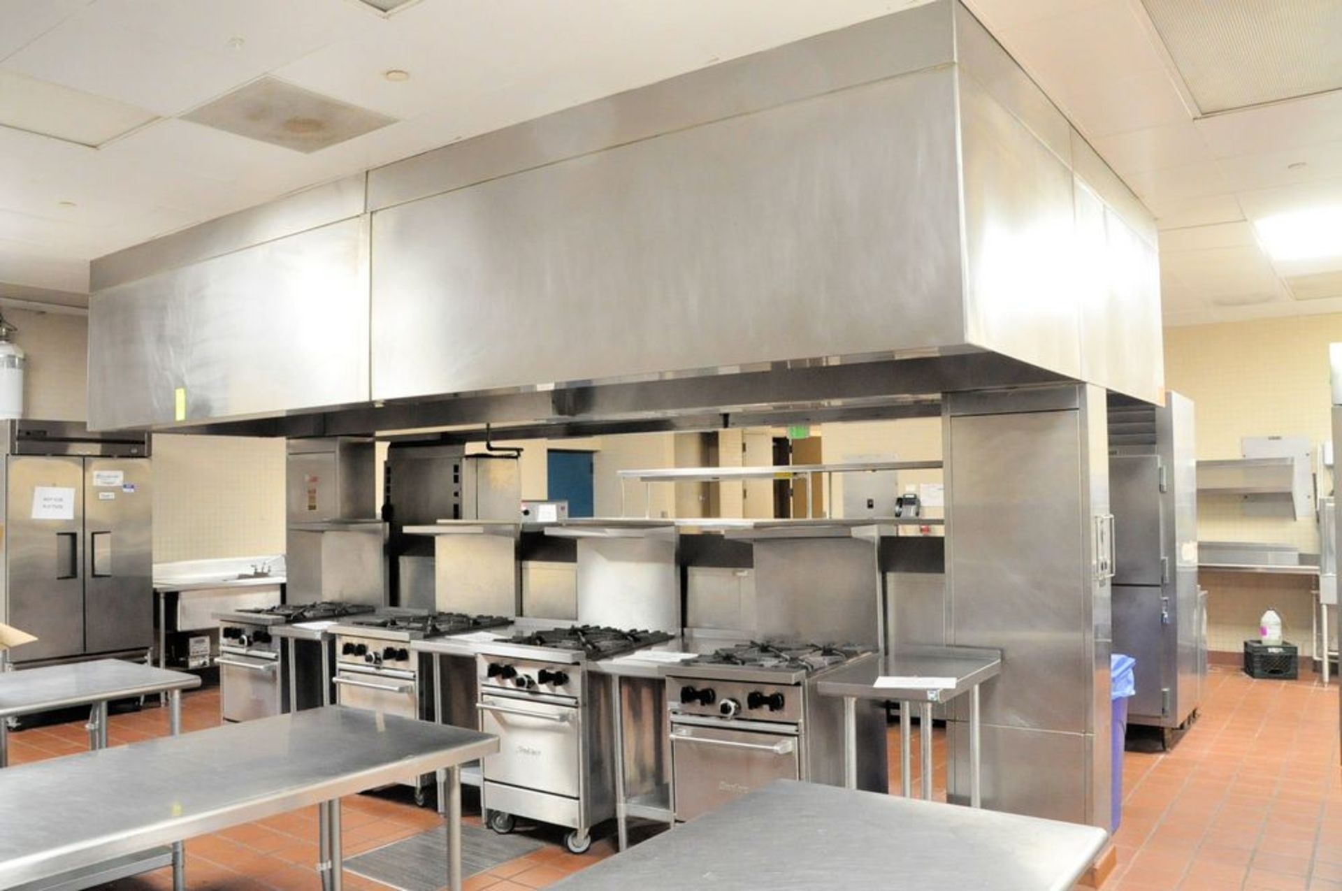 Stainless Steel 10' x 18' Exhaust Hood with Fire Suppression, (Main Kitchen Area-Back Kitchen), (1st - Image 2 of 7