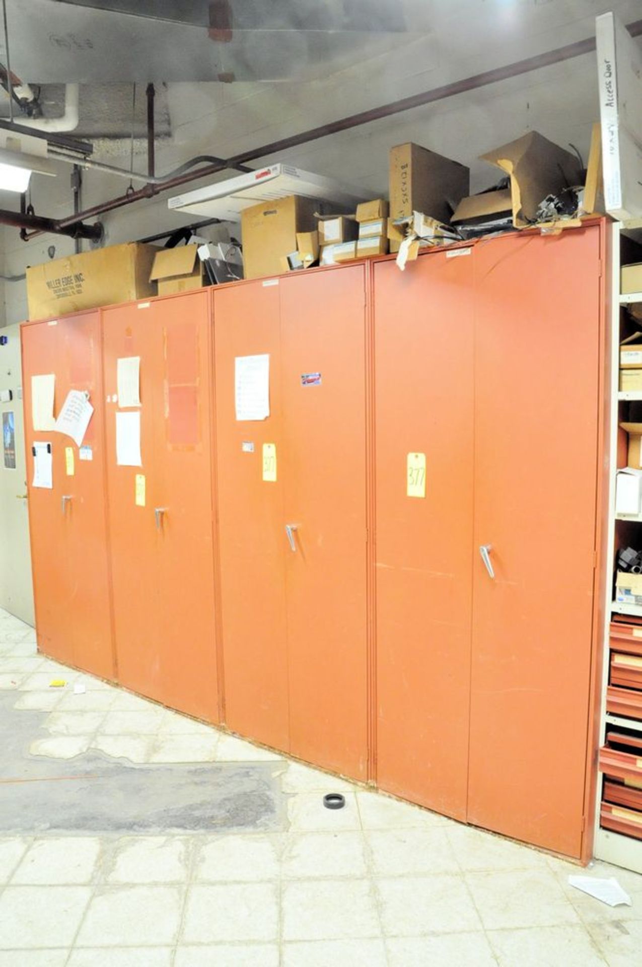 Lot-(4) 2-Door Storage Cabinets with General Maintenance Contents, (Maintenance Shop-HVAC Room), ( - Image 2 of 13