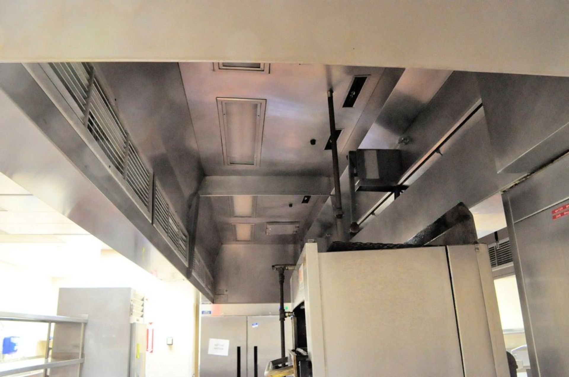 Stainless Steel 10' x 18' Exhaust Hood with Fire Suppression, (Main Kitchen Area-Back Kitchen), (1st - Image 6 of 7