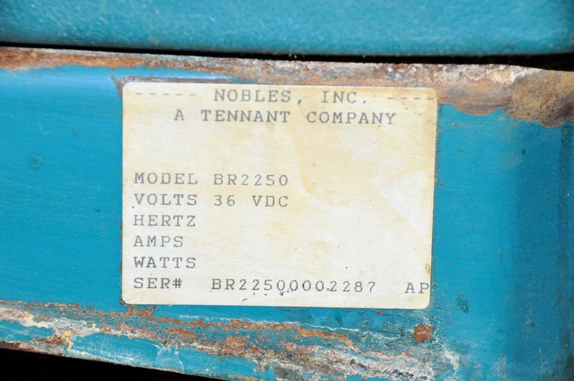 Tennant Nobles 2500 XP, Electric Walk Behind Floor Finishing Machine, S/n N/a, (Custodial - Image 4 of 4
