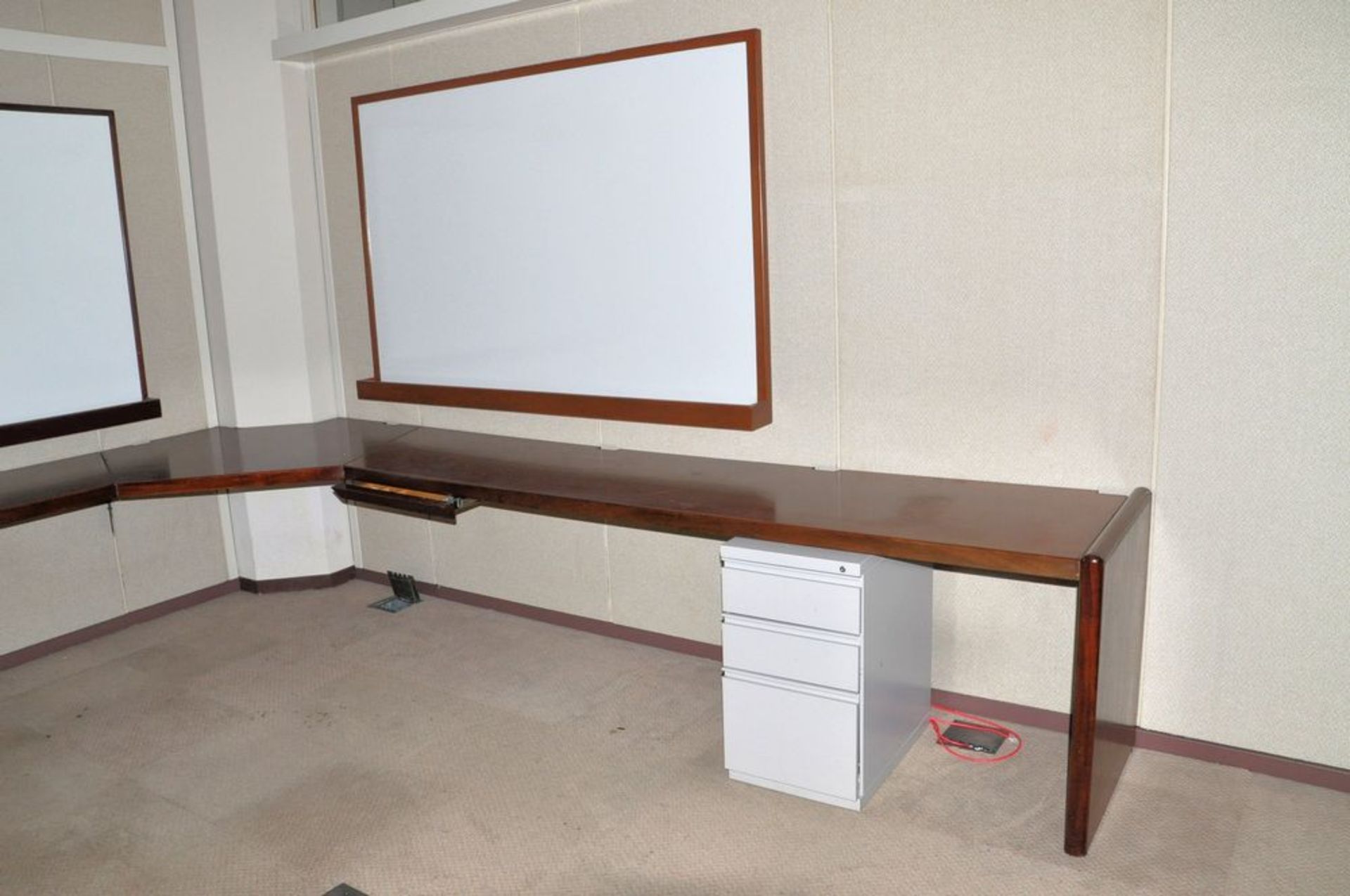 Lot-Modular Partition Furniture Consisting of: (1) Corner Desk System, (2) File Cabinets, (2) - Image 2 of 3