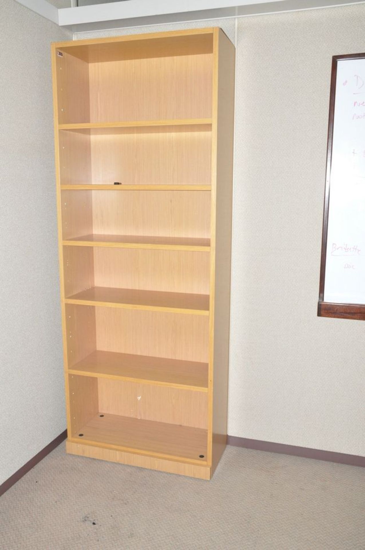 Lot-(1) Desk, (2) Lateral File Cabinets, (1) Bookcase, (2) Chairs and (1) Dry Erase Board in (1) - Image 4 of 5