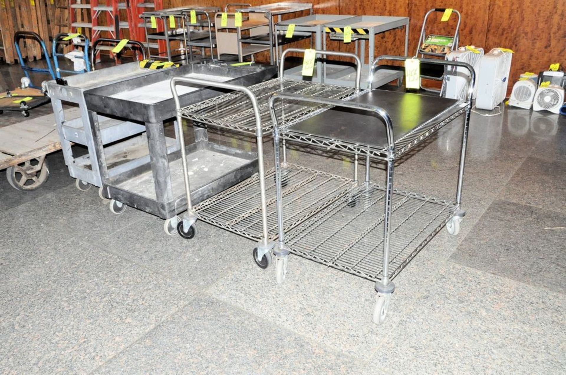 Lot-(4) Various 4-Wheel Utility Carts, (Main Dining Area), (1st Floor)