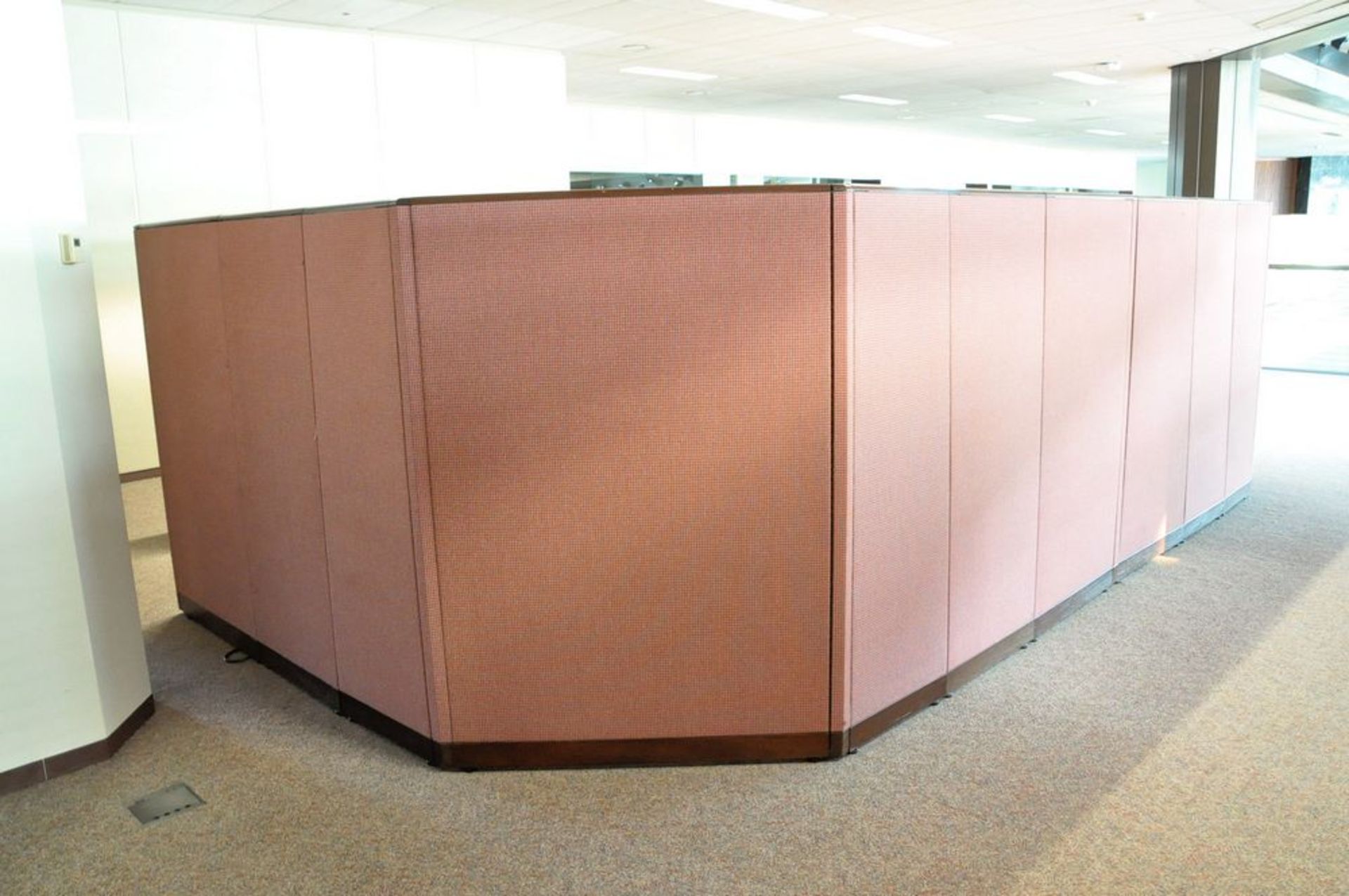 Lot-(6) Station Cubical Partition Work System with Furniture, (Atrium Edge), (4th Floor) - Image 5 of 16