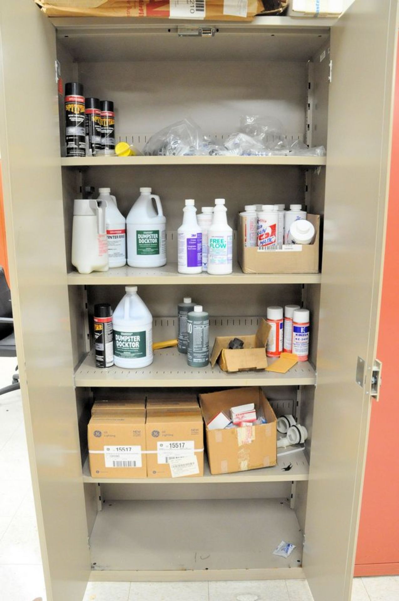 Lot-(3) 2-Door Storage Cabinets with General Maintenance Contents, (Maintenance Shop), (1st Floor) - Image 3 of 3