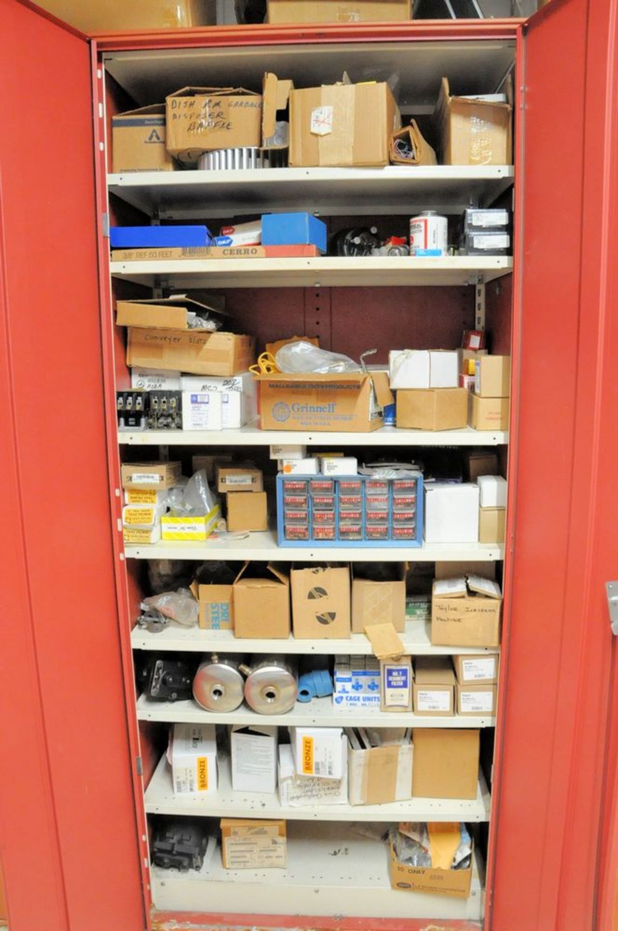 Lot-(4) 2-Door Storage Cabinets with General Maintenance Contents, (Maintenance Shop-HVAC Room), ( - Image 8 of 13