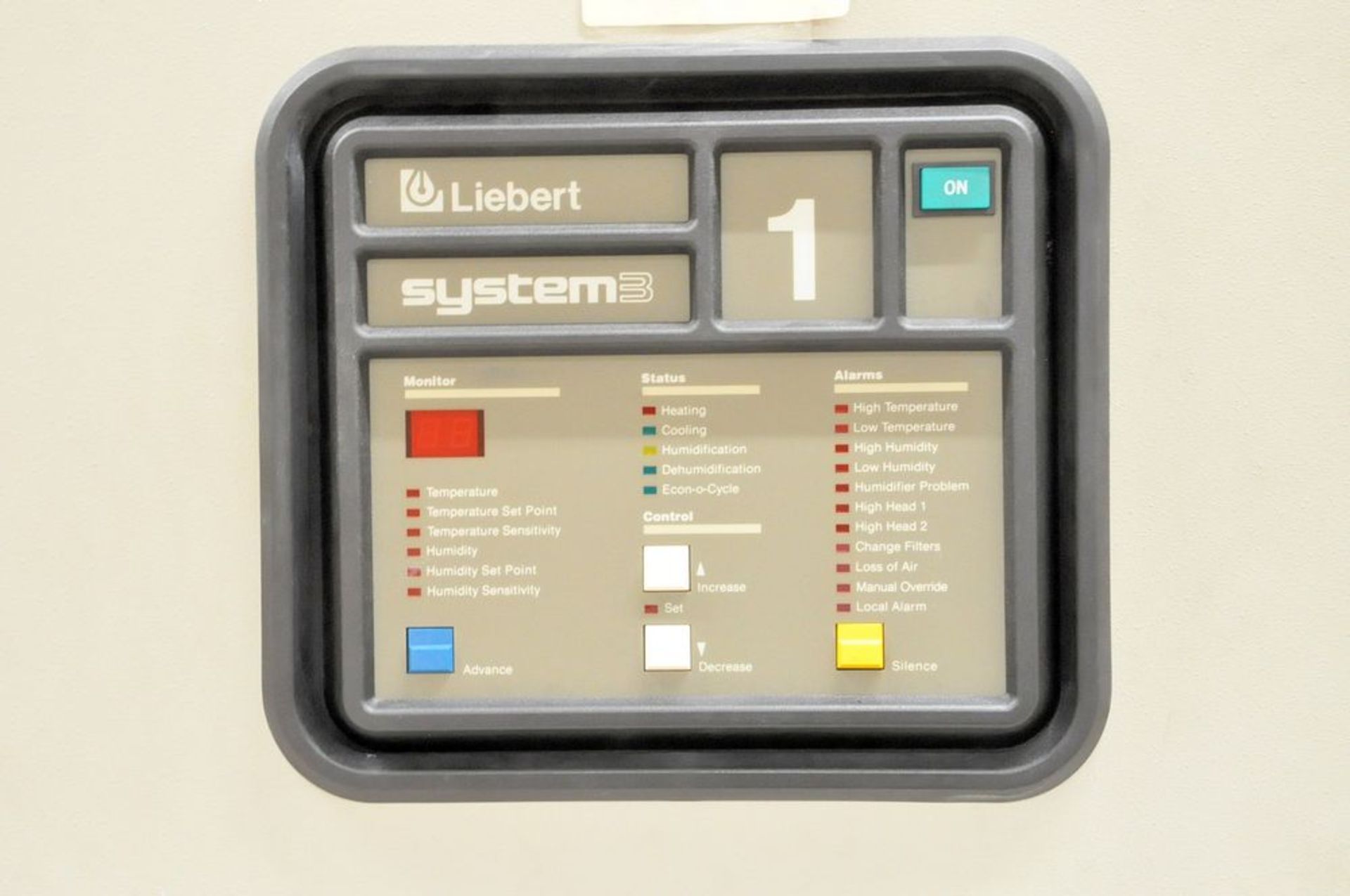 Liebert System 3 Environmental Room Control Unit, (Network Control Center Room), (1st Floor) - Image 2 of 3