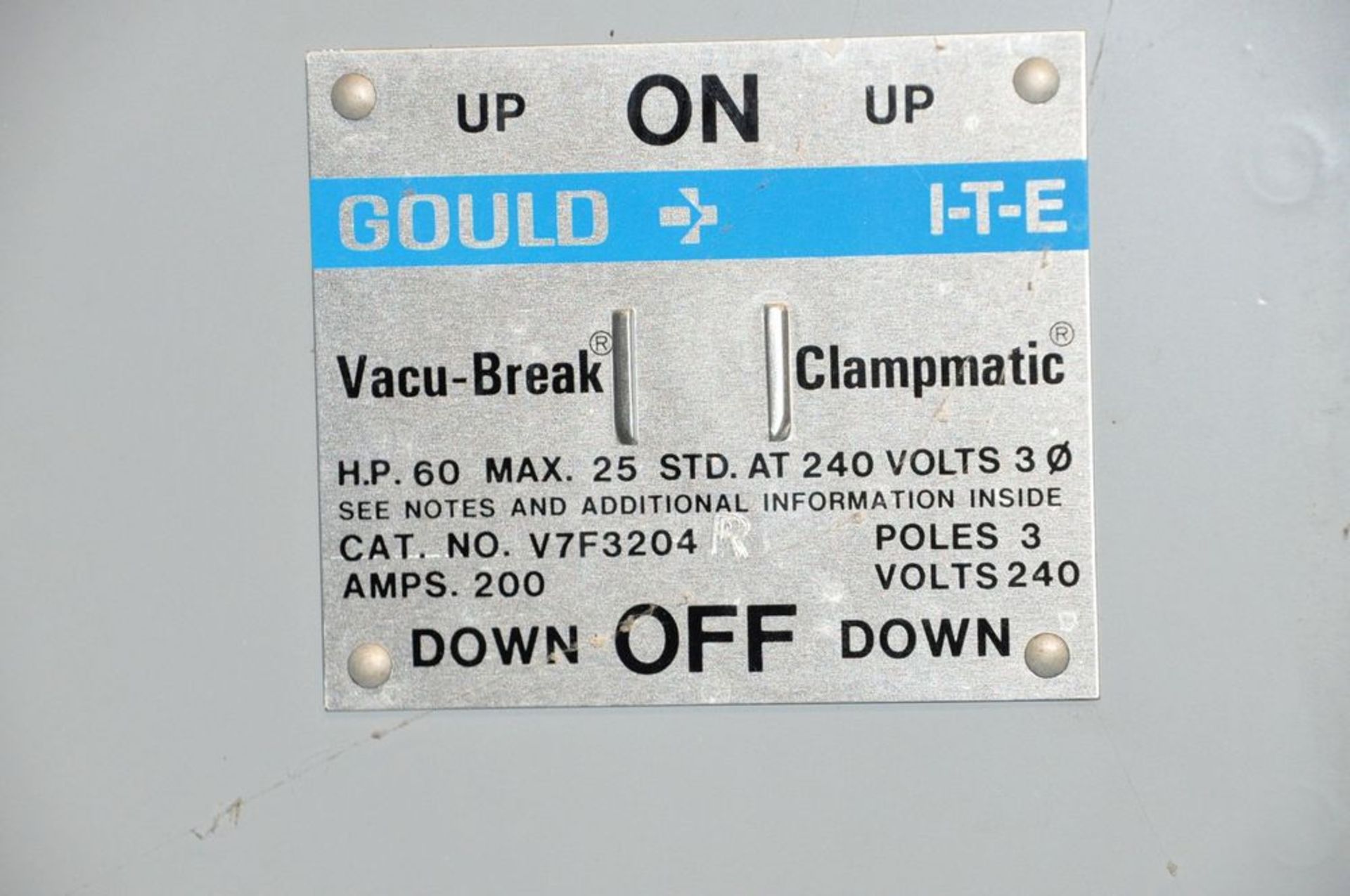 Lot-S&C Electric Cat. No. CD-544232, Metal Enclosed Switchgear, (1983), Westinghouse DT 1001, Type - Image 14 of 21