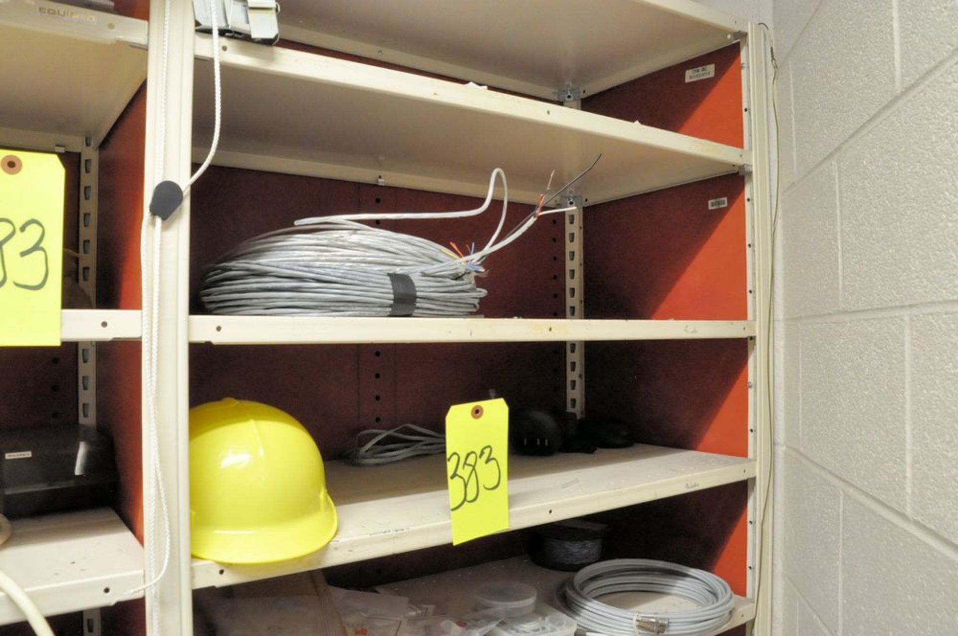 Lot-Lot-(2) 2-Door Cabinets, (3) Shelving Units, with General Maintenance Contents, (1) Lateral File - Image 7 of 10