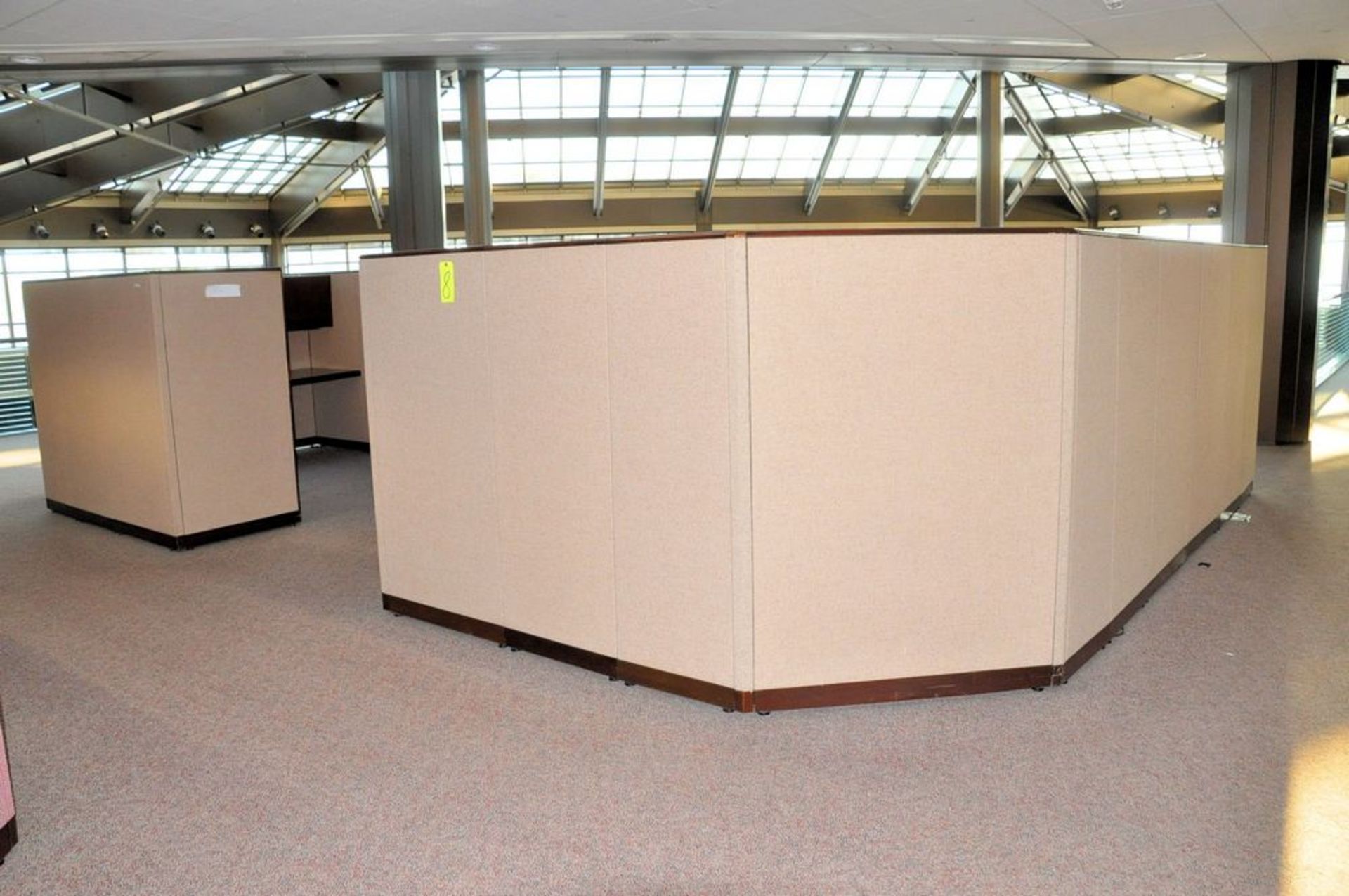 Lot-(6) Station Cubical Partition Work System with Furniture, (Atrium Edge), (4th Floor) - Image 2 of 16