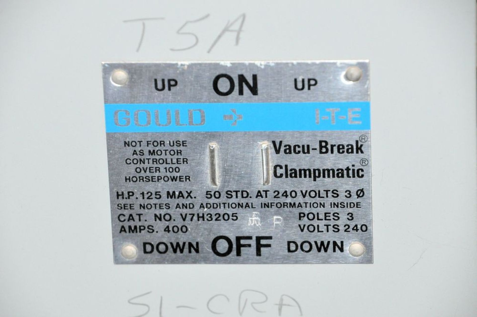 Lot-S&C Electric Cat. No. CD-544232, Metal Enclosed Switchgear, (1983), Westinghouse DT 1001, Type - Image 13 of 21