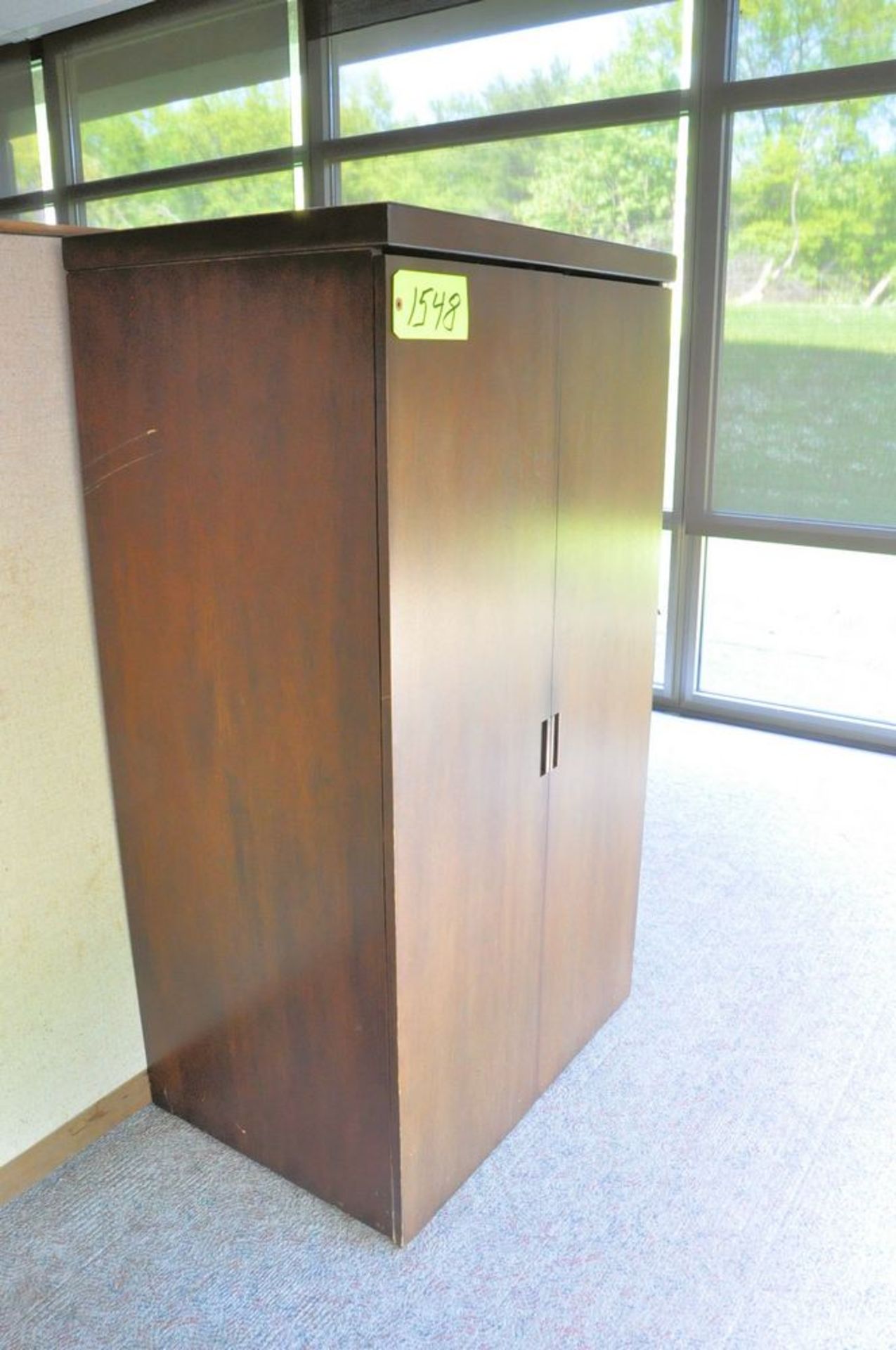Lot-(5) 2-Door Storage Cabinets, (1) 2-Door Storage Cabinet, (1) Table, (2) Letter Organizers, (1) - Image 5 of 7