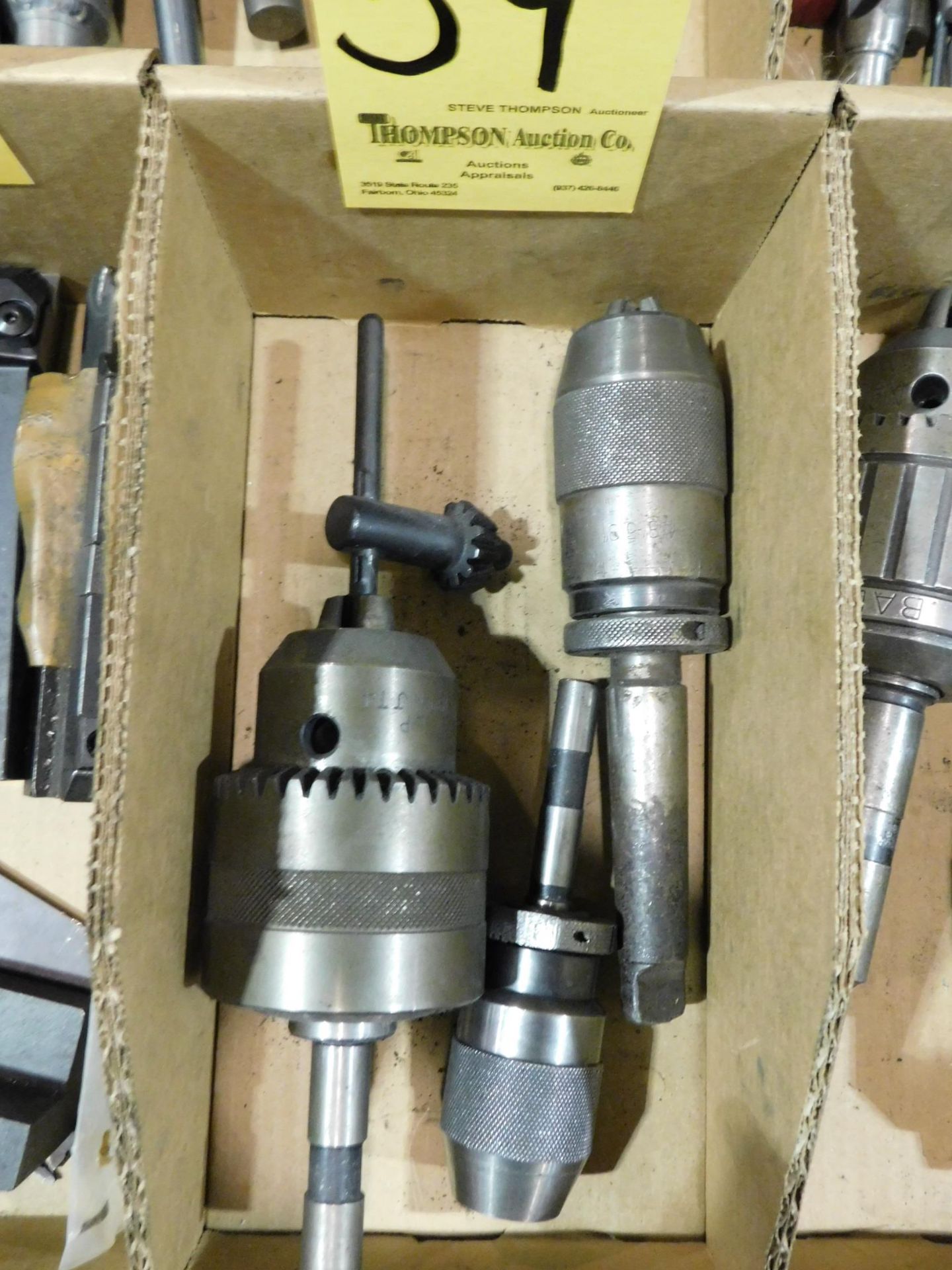 (2) Keyless Drill Chucks and JT4 Drill Chuck