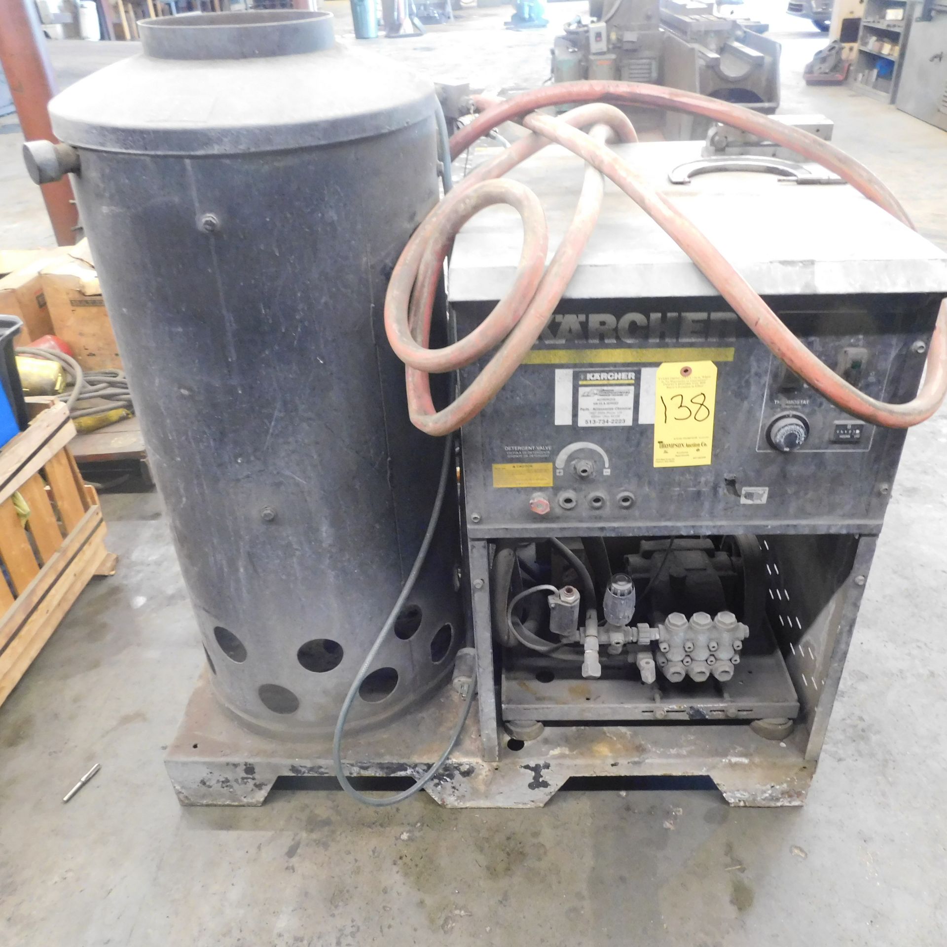 Karcher Hot Water Pressure Washer, Nat. Gas, Model 1.575.704.0, s/n K1105-111485, 2,000 PSI, 4.2 GPM - Image 3 of 3