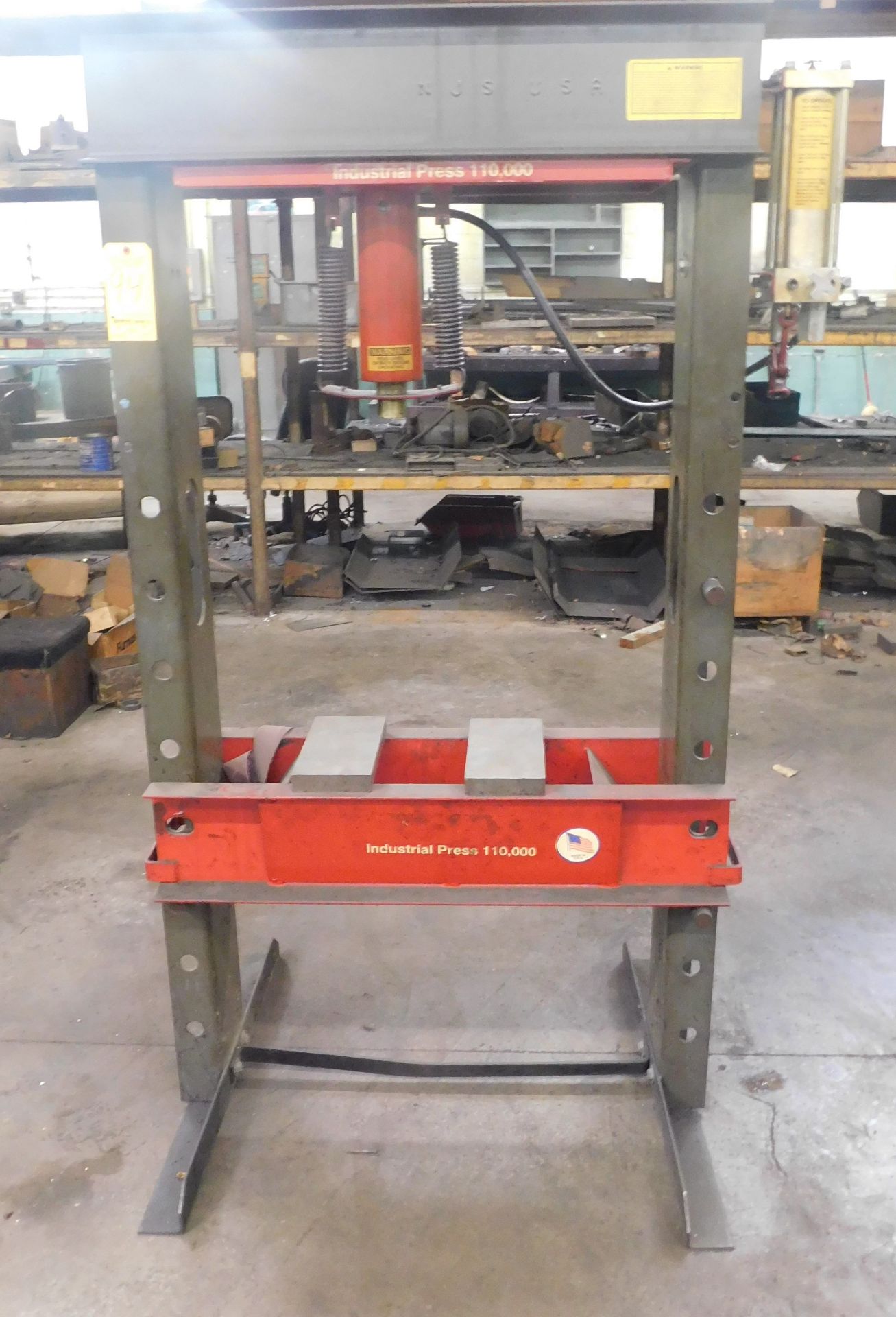 55 Ton H-Frame Hydraulic Shop Press