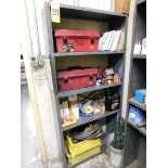 Metal Shelving and Contents