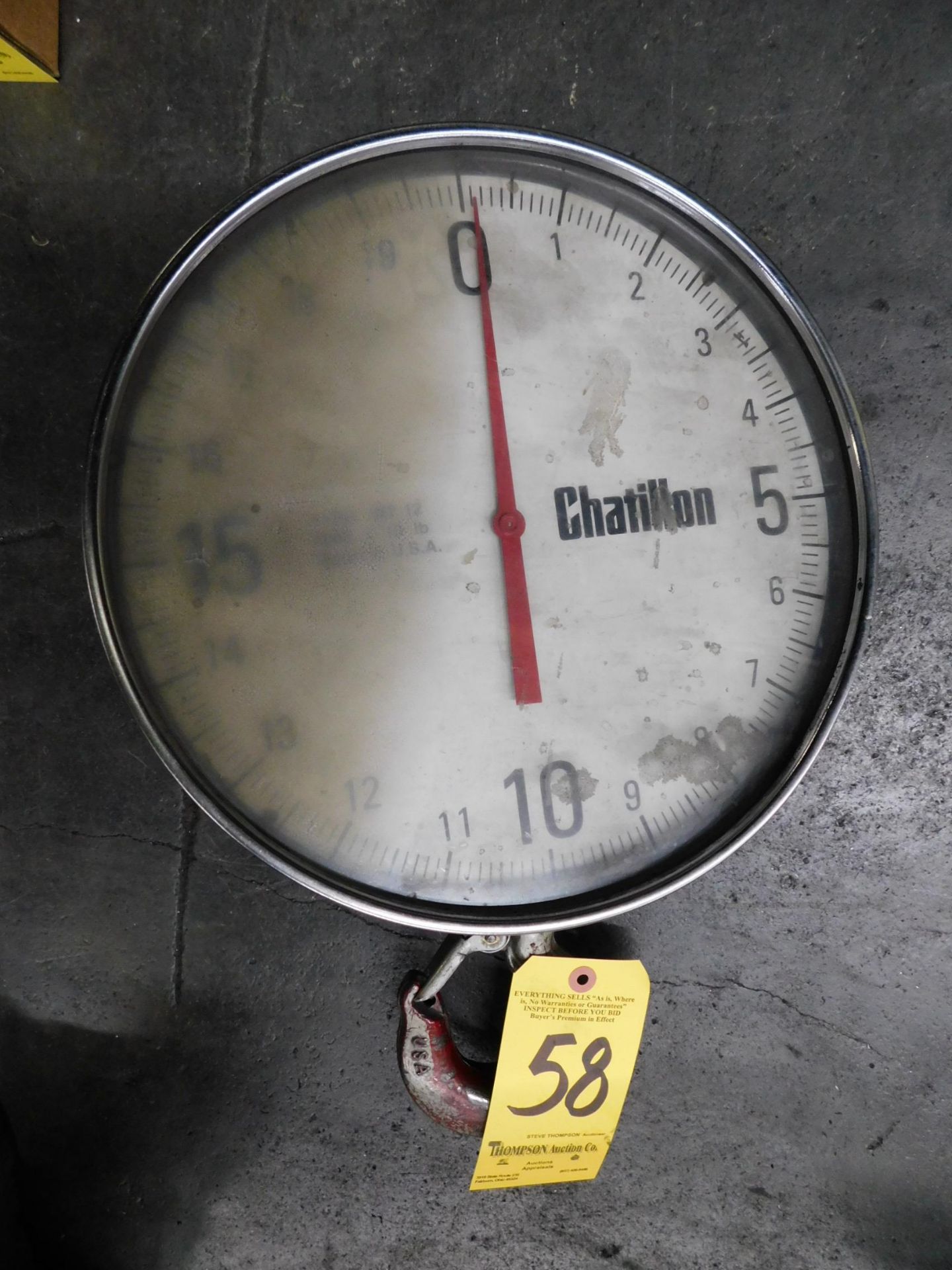 Chatillon 2,000 Lb. Capacity Crane Scale