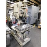 Johansson Commander Radial Drill, s/n 33427, Quill Powerfeed, 20" X 40" T-Slotted Production Table