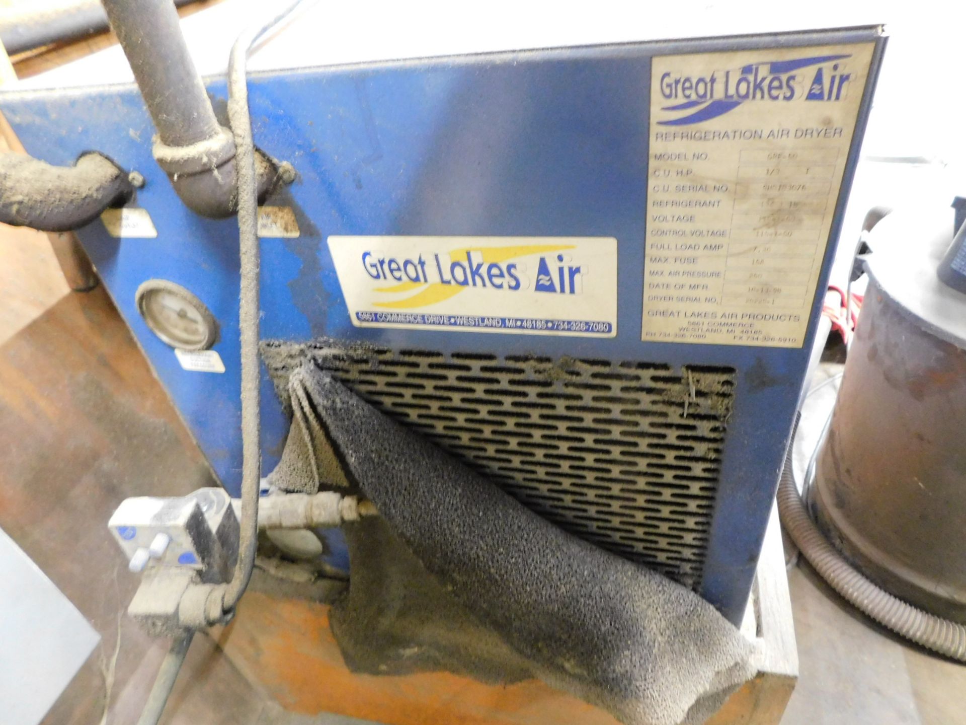 Great Lakes GRF-50 Refrigerated Air Dryer, 115 volt , 1 phase - Image 2 of 3