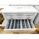 Drill Bit Cabinet with Fractional Drill Bits