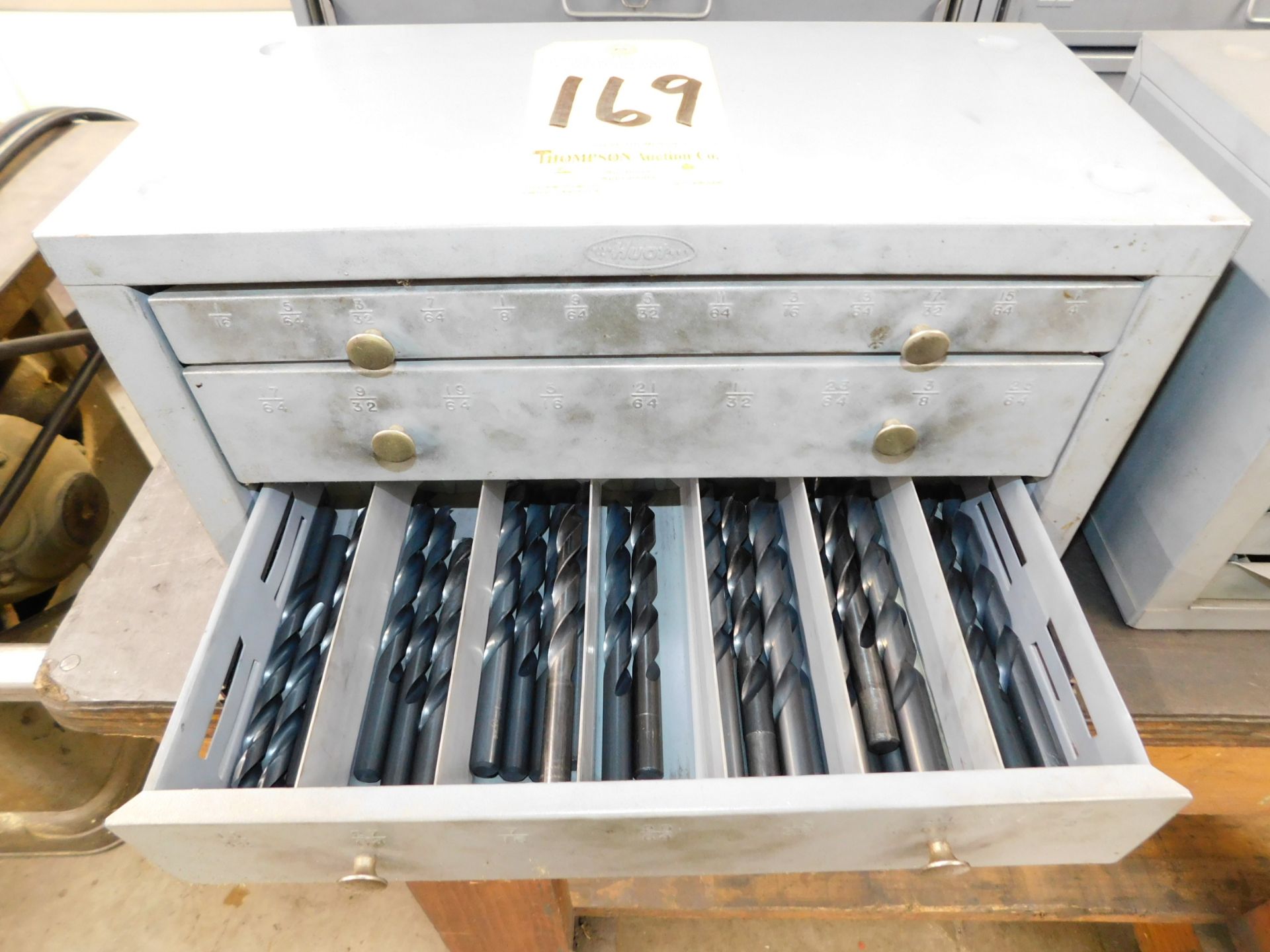Drill Bit Cabinet with Fractional Drill Bits