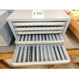 Drill Bit Cabinet with Number Drill Bits