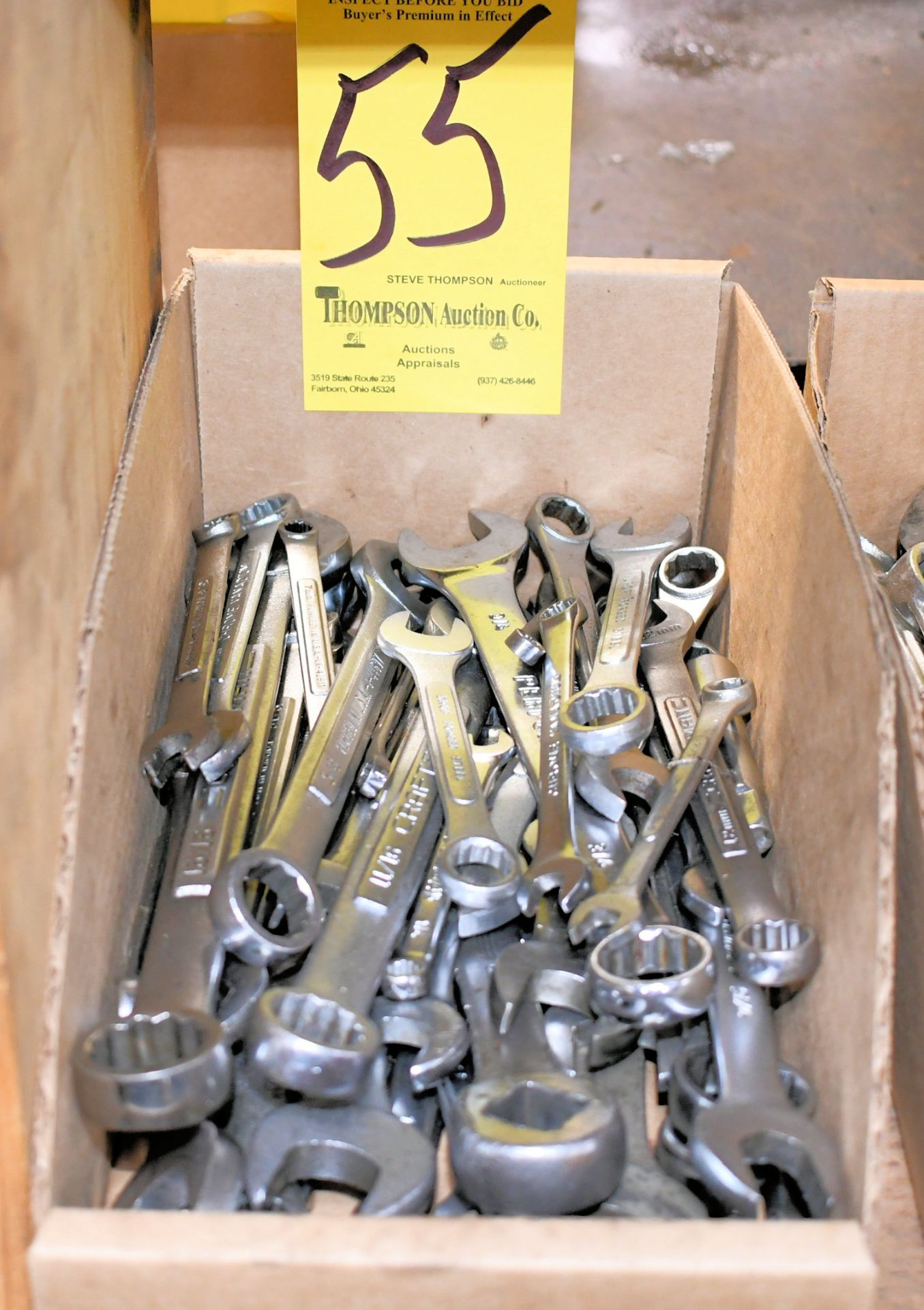 Lot-Mechanic Wrenches in (1) Box