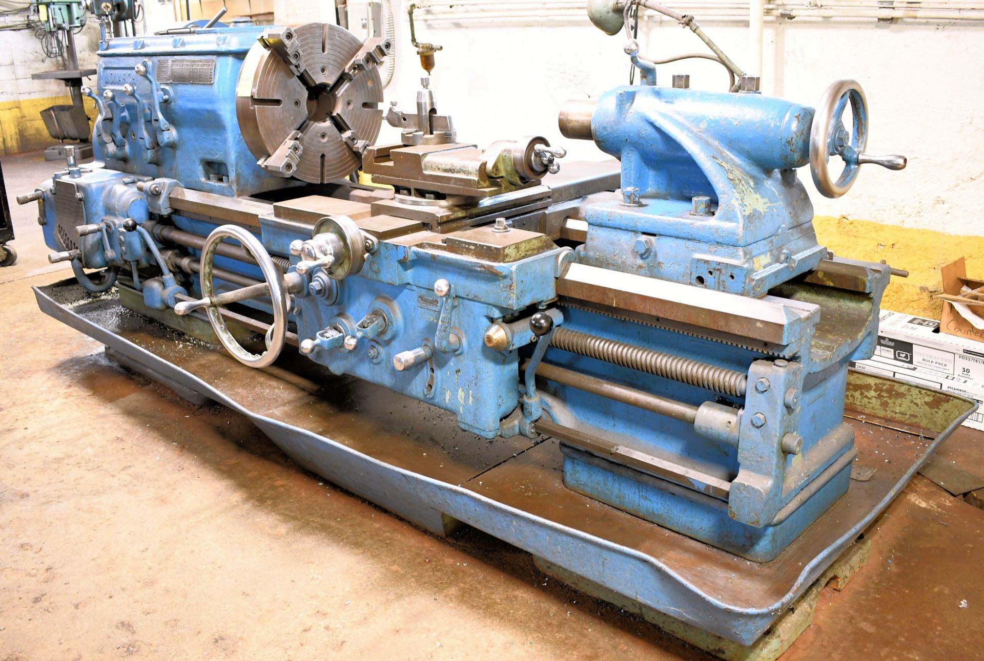 Monarch 22" CM, Geared Head Lathe, S/n CM16522 (1943), 22 1/2" Swing x 48" Between Centers, 21" 4-