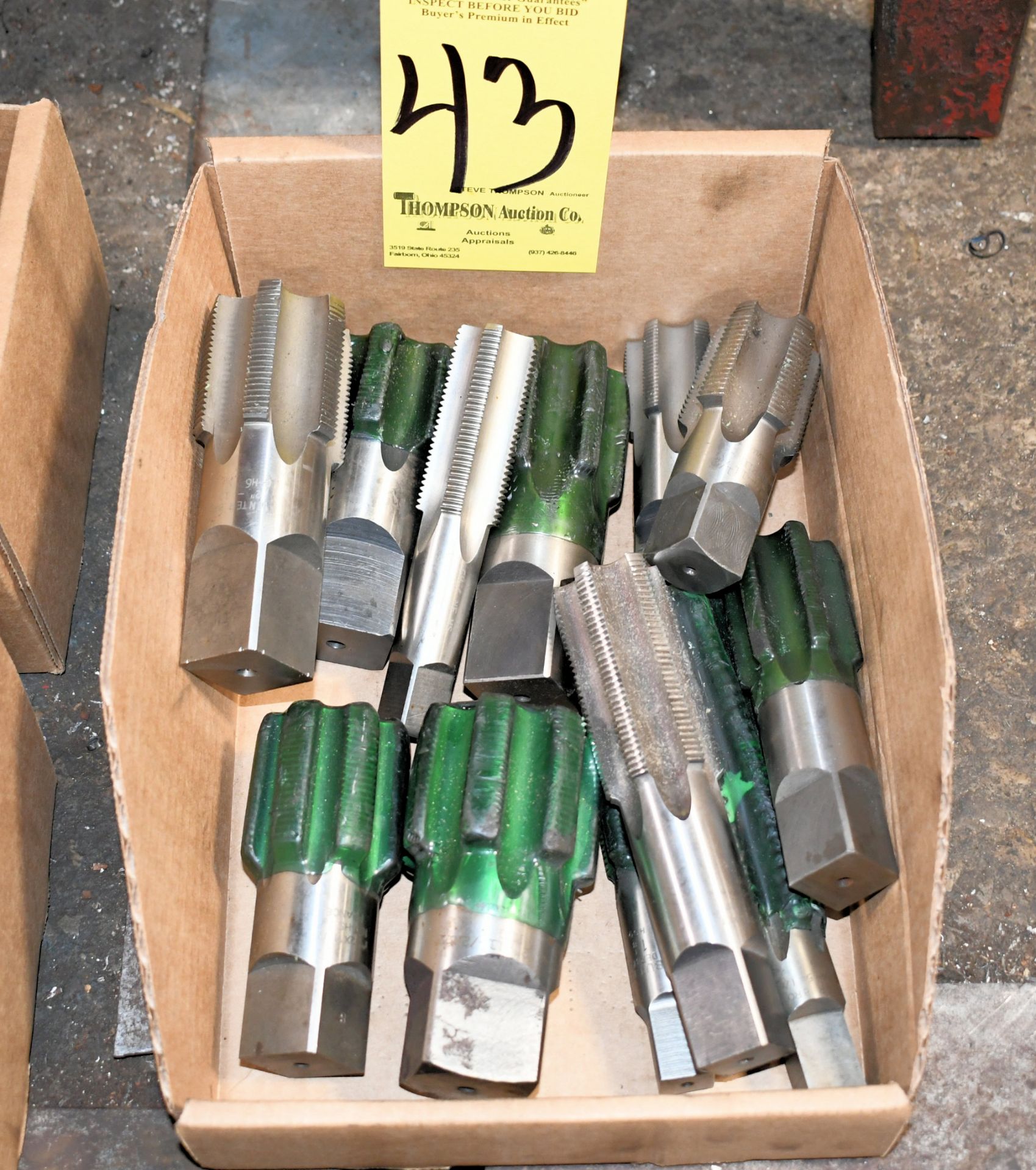 Lot-Large Industrial Taps in (1) Box
