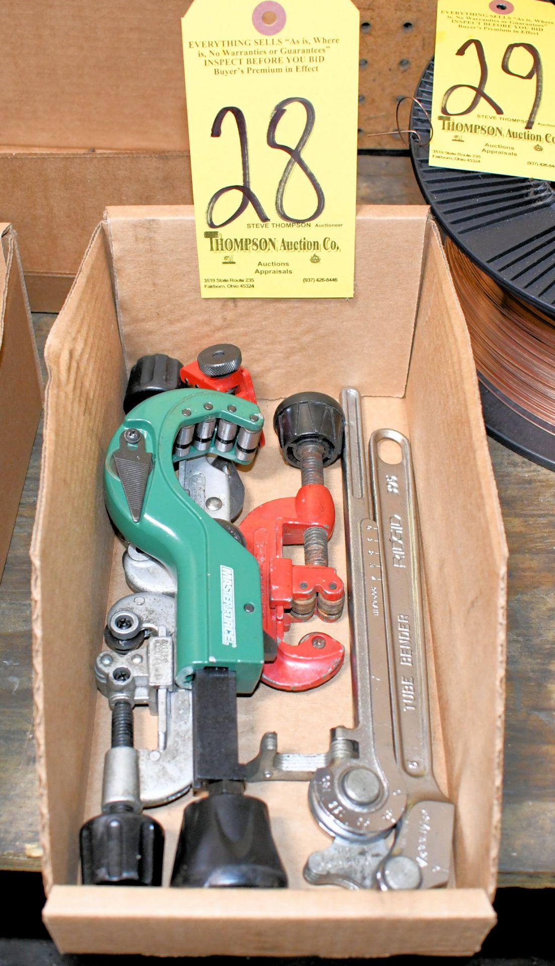 Lot-Tubing Cutters and Tubing Bender in (1) Box