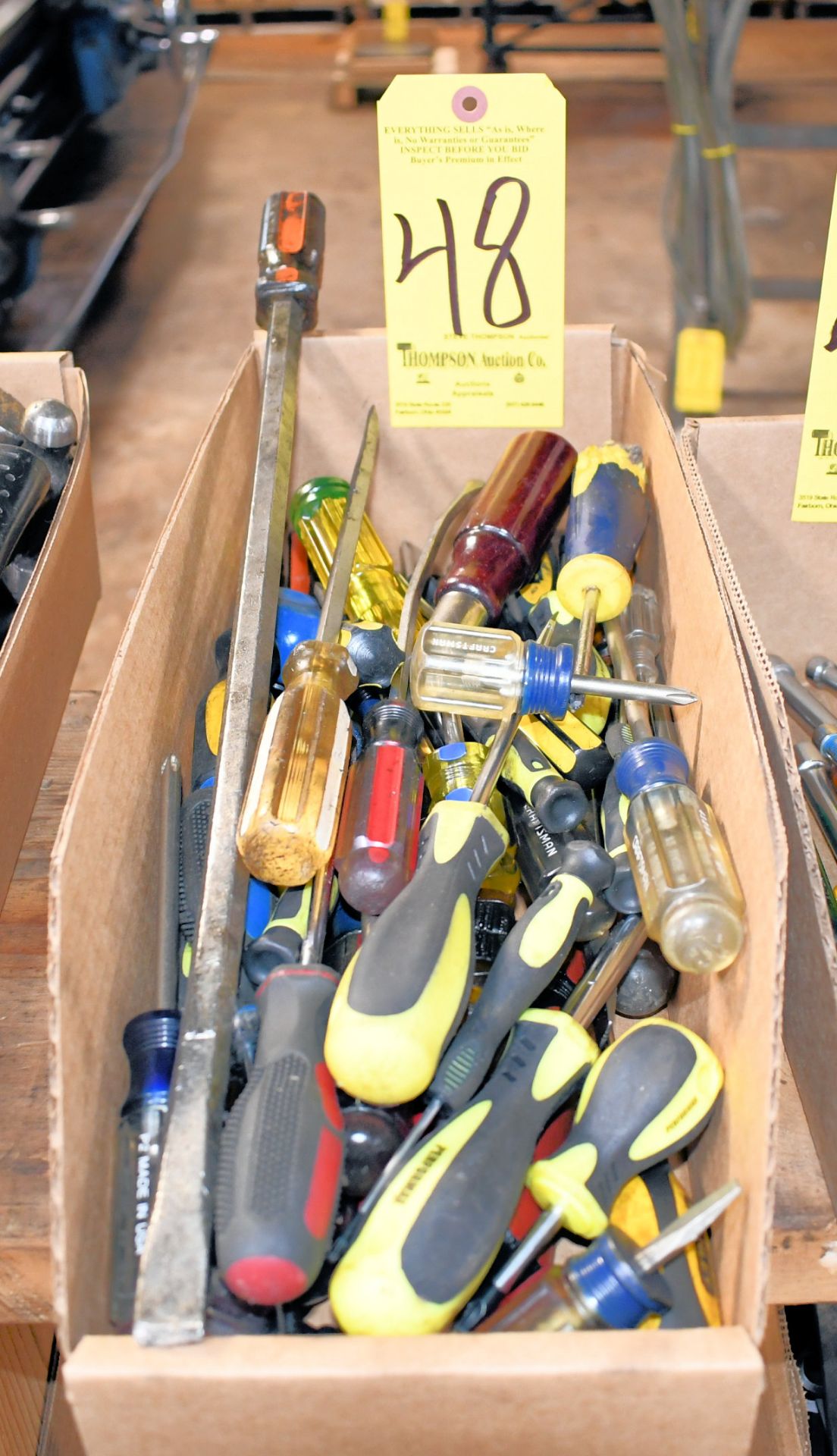 Lot-Various Screwdrivers in (1) Box