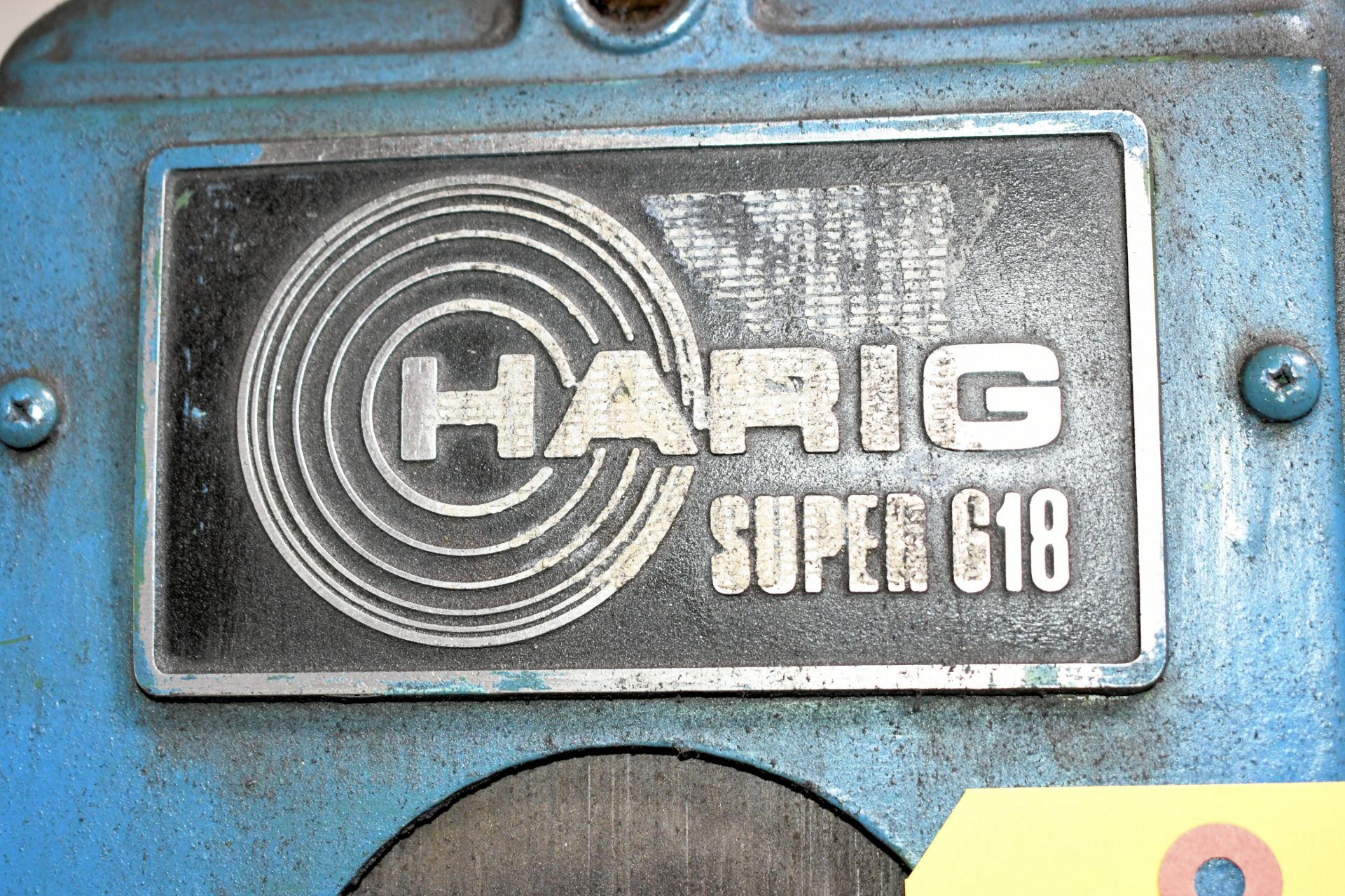Harig Super 618, 6" x 18" Hand Feed Surface Grinder, S/n 1224, 6" x 18" Magnetic Chuck - Image 3 of 3