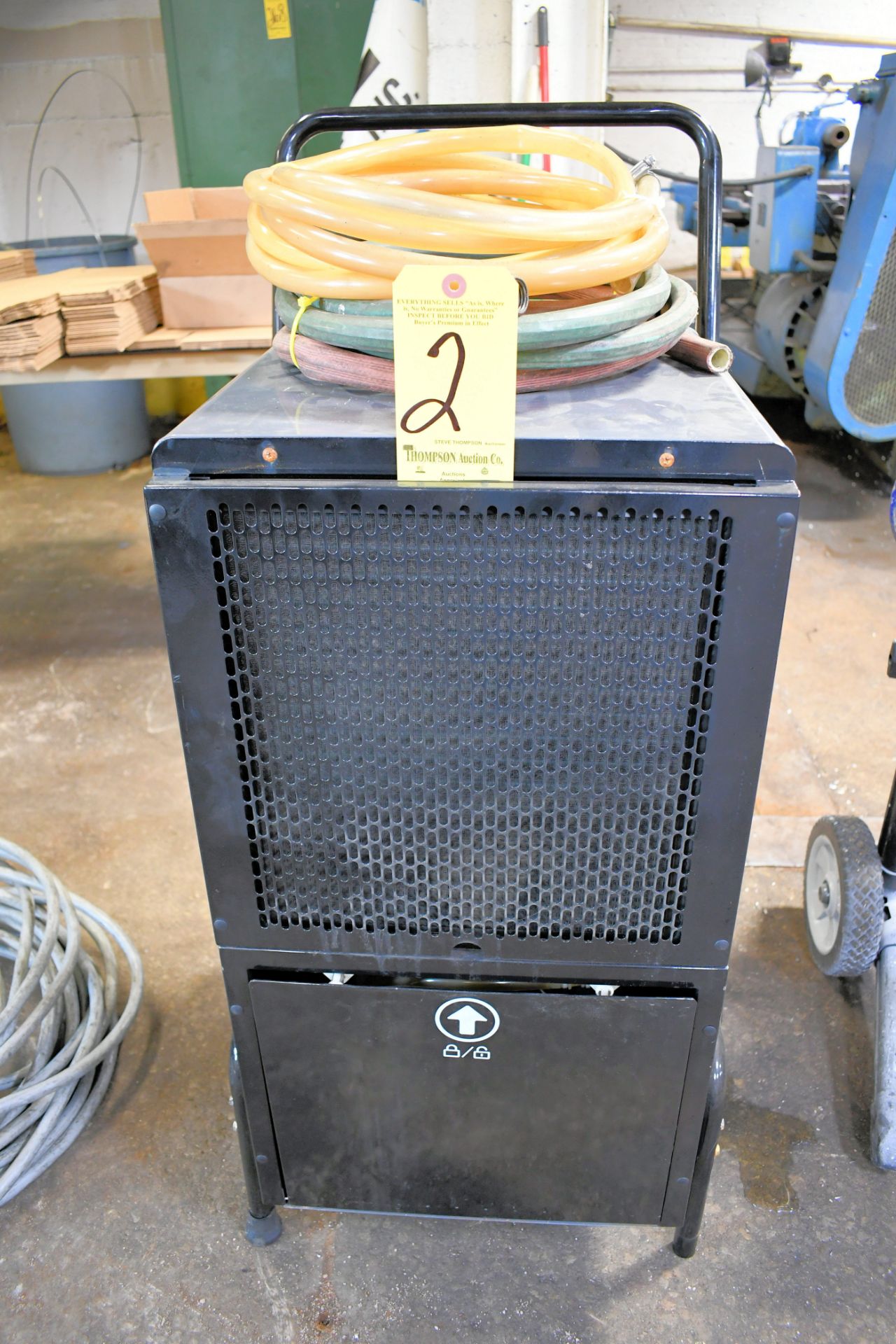 Dayton Model 55HE57A, Industrial Portable Dehumidifier, with Drain Hoses