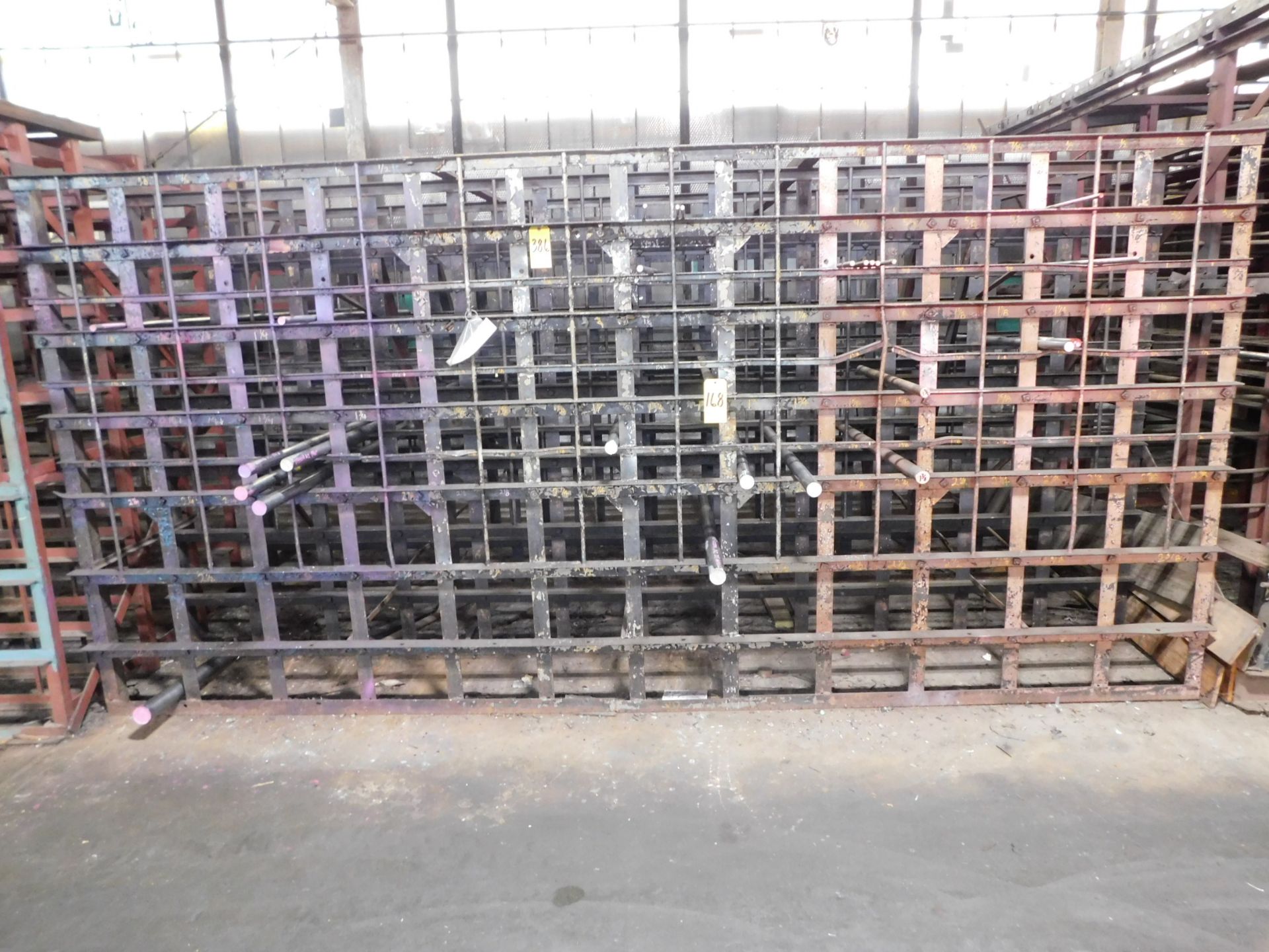 (3) Bar Stock Storage Racks, 7' High X 178" Wide X 9' Deep