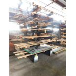 Cantilever 2-Sided Rack, 10' High X 56" Wide X 56" Deep, with (24) 4' Arms
