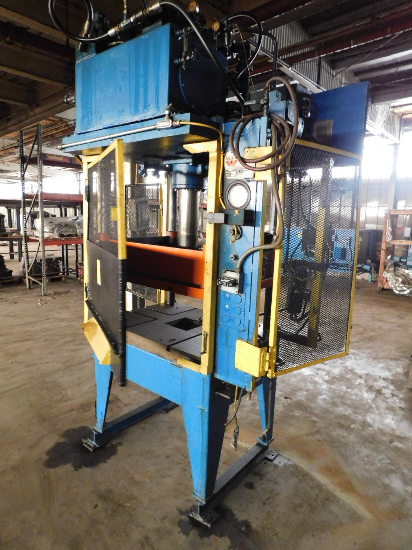 4-Post Hydraulic Press, 32" X 44" Bed and Ram, Approx. 12" Stroke, 13" Daylight with Ram Down - Image 2 of 6