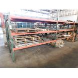 Pallet Shelving , 2 Sections, 7' H X 9' Wide X 42" Deep