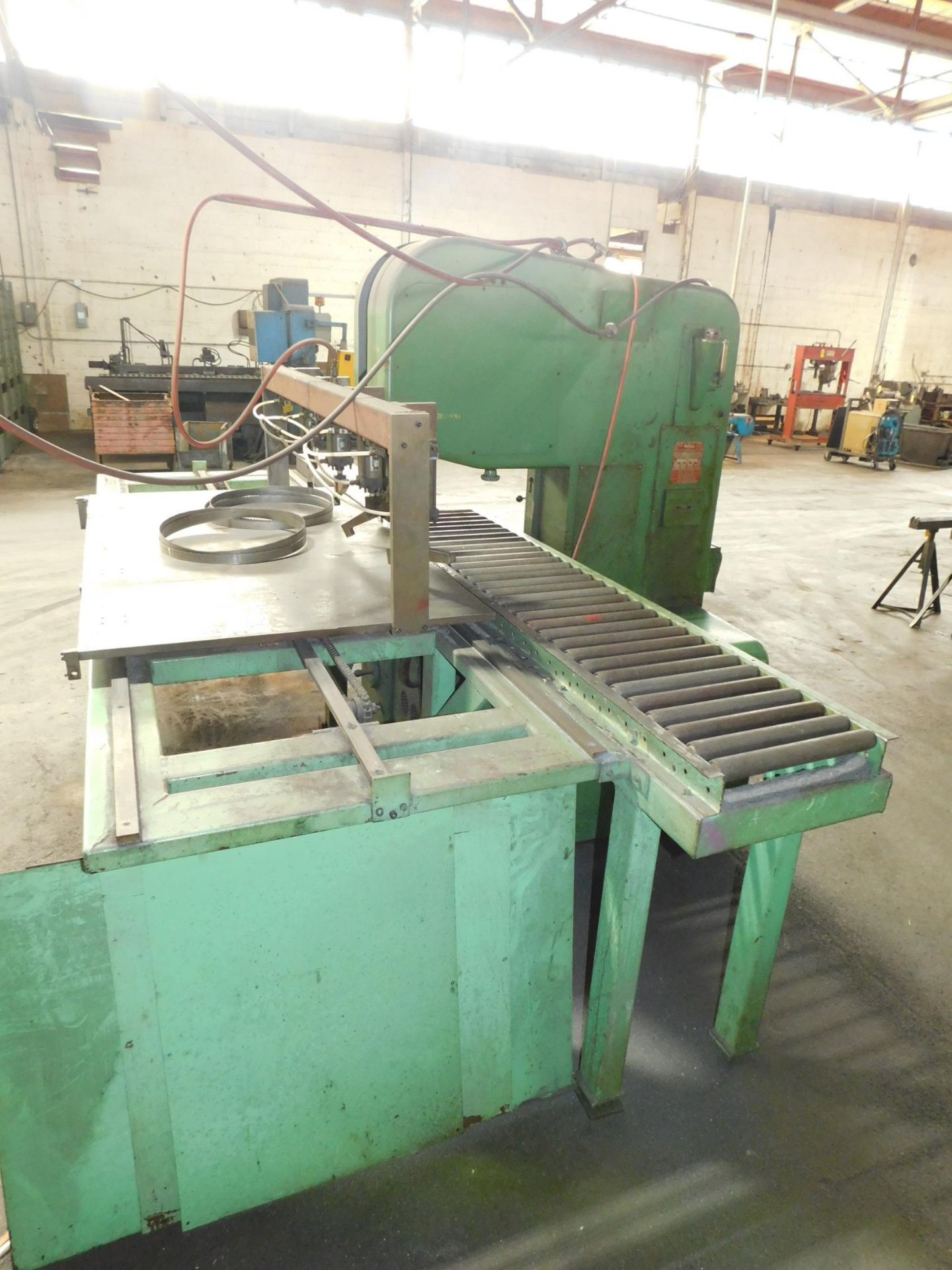 Do-All Model 2613-3 Vertical Plate Saw, s/n 128-60208, 26” Throat, 13” Max. Vertical Height, 43 1/2” - Image 4 of 8