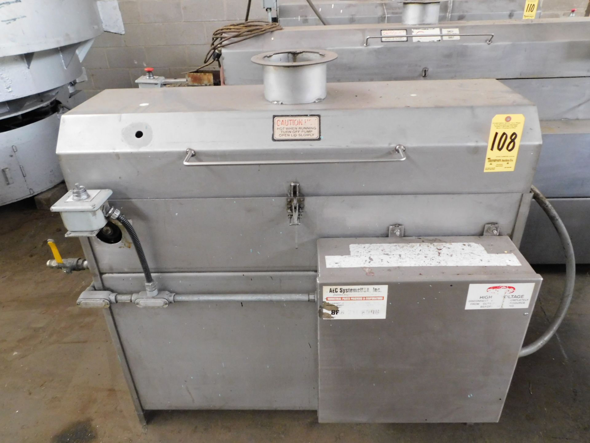 AEC Pass Through Heated Parts Washer