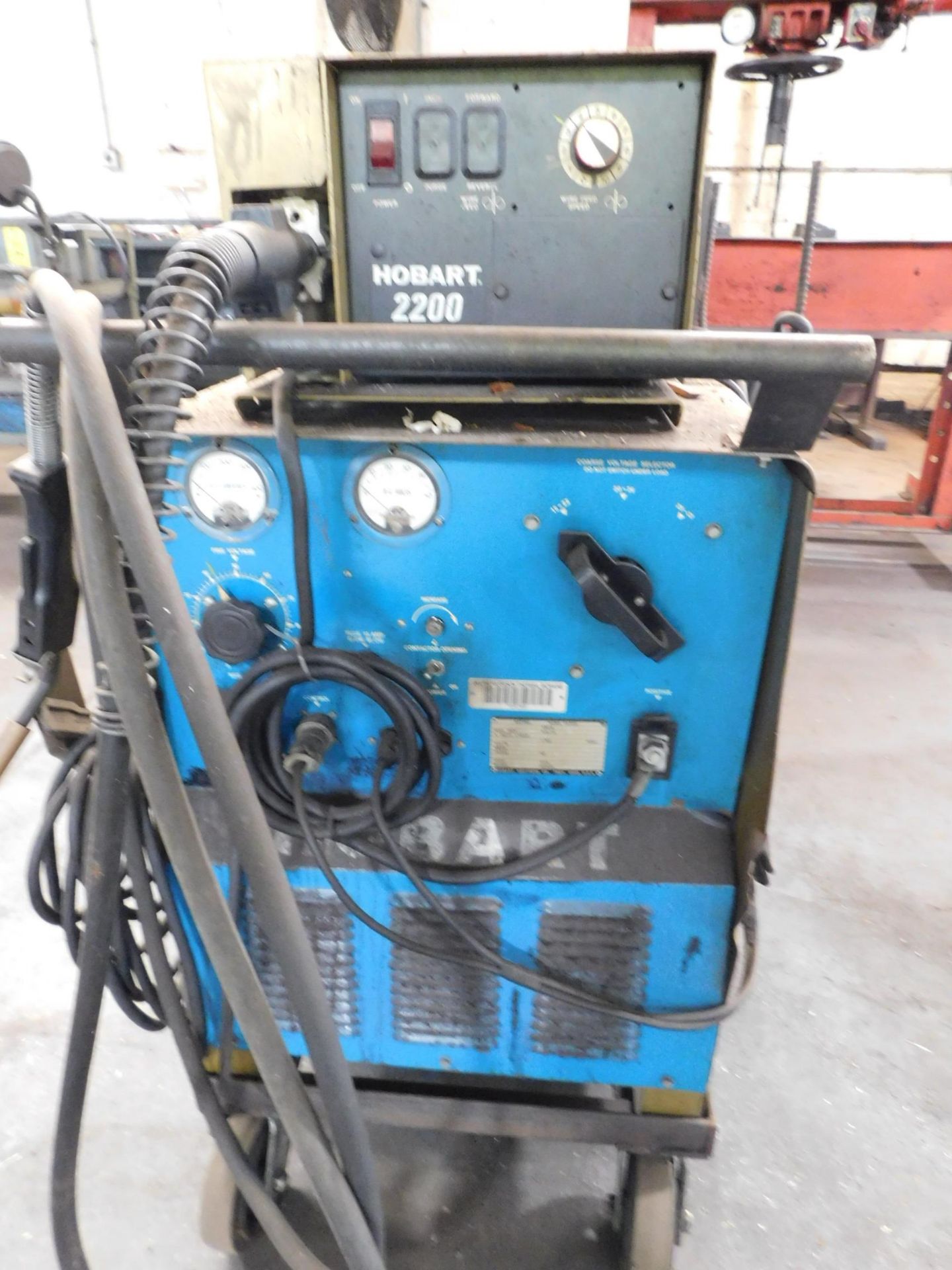 Hobart Model RC-300 Mig Welder, s/n 12RT-69459, with Hobart 2200 Wire Feeder and Mig Gun - Image 2 of 6