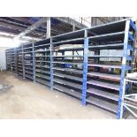 Shelving Unit, 6 Sections, 108" High X 80" Wide X 36" Deep, Bolt Together Construction