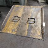 Metal Dock Plate, Tread Plate, 66" X 60"