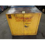 Flammable Liquid Storage Cabinet and Metal Table