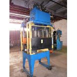 4-Post Hydraulic Press, 32" X 44" Bed and Ram, Approx. 12" Stroke, 13" Daylight with Ram Down
