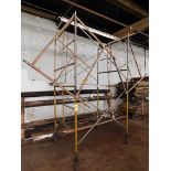 Scaffolding on Casters with (2) Walkboards
