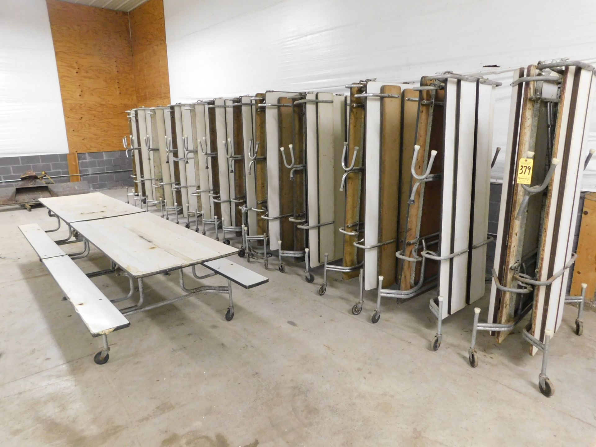 (13) Foldable Cafeteria Tables