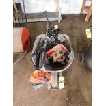 Wheel Barrow with Toro Tiller and Stihl Gas Trimmer