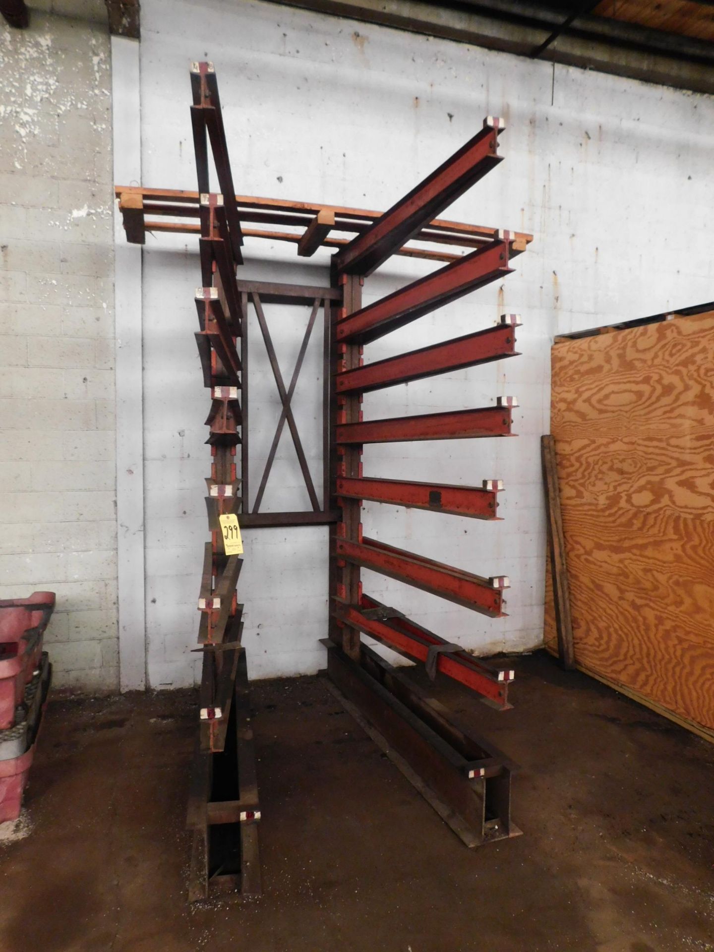 Cantilever Rack, 10' High X 44" Wide X 84" Deep, with (14) 70" Arms
