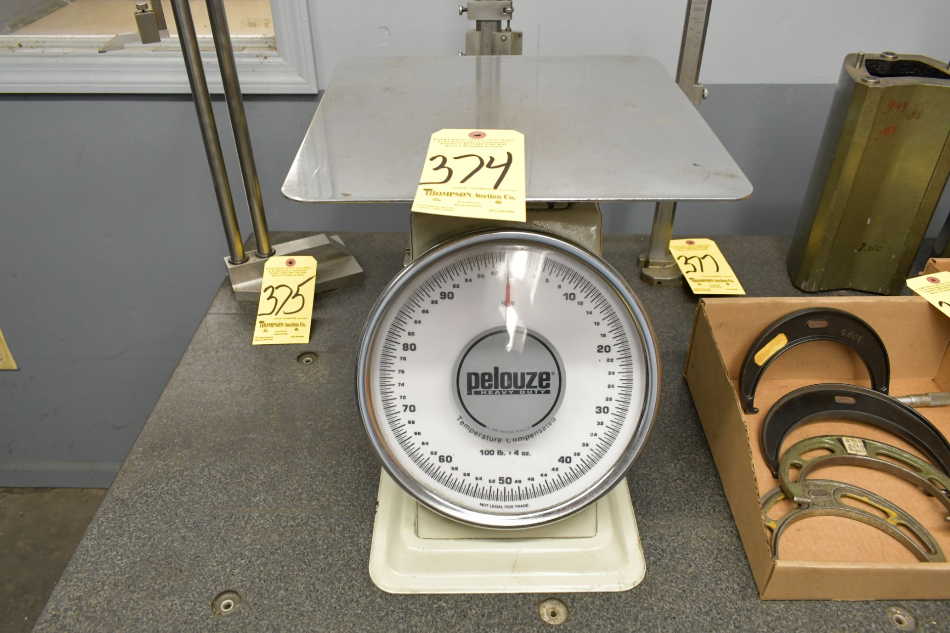 Pelouze 100-Lbs. Capacity Bench Top Scale